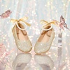 image:imageOtter MOMO Toddler Little Girls Princess Shoes Mary Jane Ballerina Flats Flower Girl Dress ShoesDf34gold