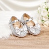 image:imageOtter MOMO Toddler Little Girls Princess Shoes Mary Jane Ballerina Flats Flower Girl Dress ShoesDf37silver