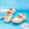 image:imageOtter MOMO Toddler Little Girls Princess Shoes Mary Jane Ballerina Flats Flower Girl Dress ShoesGold