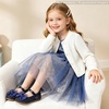 image:imageOtter MOMO ToddlerLittle Girls Mary Jane Ballerina Flats Shoes Slipon School Party Dress ShoesD716navy Blue