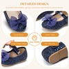 image:imageOtter MOMO ToddlerLittle Girls Mary Jane Ballerina Flats Shoes Slipon School Party Dress ShoesD716navy Blue