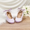 image:imageOtter MOMO ToddlerLittle Girls Mary Jane Ballerina Flats Shoes Slipon School Party Dress ShoesDf33purple