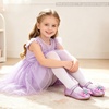 image:imageOtter MOMO ToddlerLittle Girls Mary Jane Ballerina Flats Shoes Slipon School Party Dress ShoesDf36purple