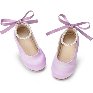 image:imageOtter MOMO ToddlerLittle Girls Mary Jane Ballerina Flats Shoes Slipon School Party Dress ShoesDf33purple