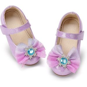 image:imageOtter MOMO ToddlerLittle Girls Mary Jane Ballerina Flats Shoes Slipon School Party Dress ShoesDf36purple